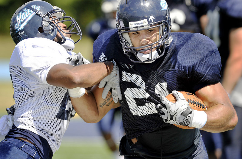The return of running back Jared Turcotte, UMaine's rushing leader two seasons ago, should help provide the offensive balance the Black Bears will need if they hope to compete for a postseason berth. Turcotte missed last season because of an injury.