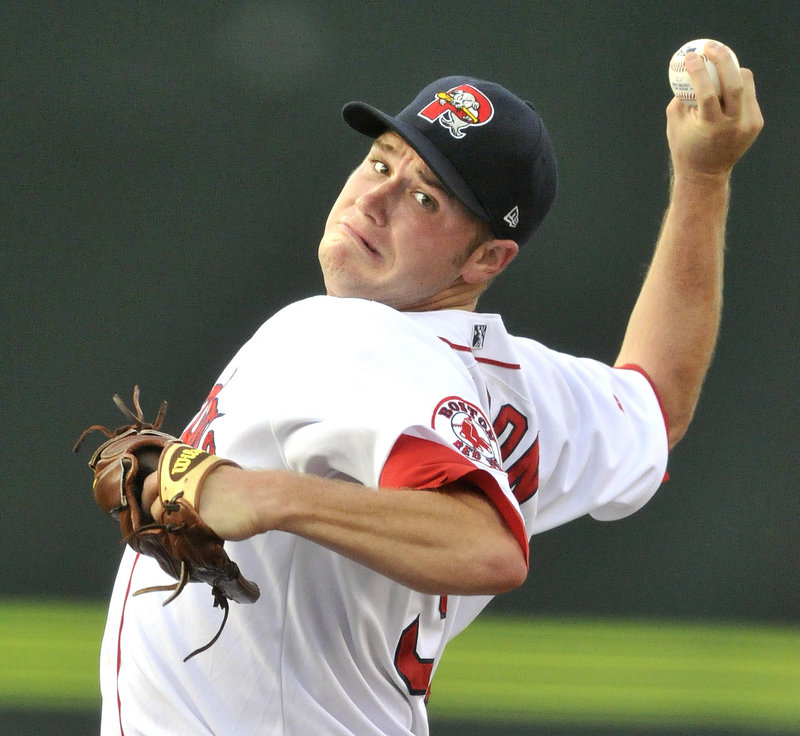 Alex Wilson, after three rocky starts for the Sea Dogs, allowed five hits and a walk in six innings, and took the loss against Altoona.