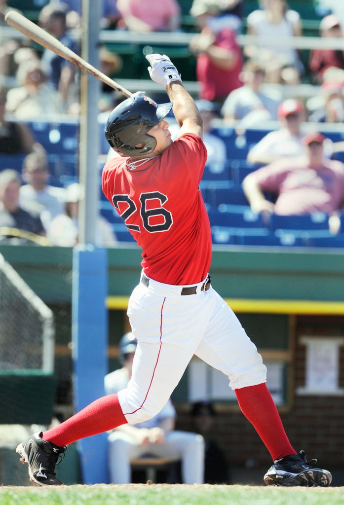 Ryan Lavarnway made an immediate impression when he was promoted to the Portland Sea Dogs last month, then cooled off, but he expects to improve.