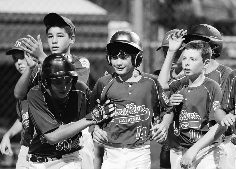 Patrick Marinaccio, center, and his teammates will try to become the second team from Toms River, N.J., to win a championship in the Little League World Series.