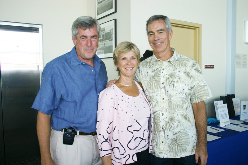 John Edwards, of sponsor Bangor Savings Bank and a former board member, Mary Fuller, a former board chairwoman of the Maine chapter, and Sumner Weeks, a former board member.