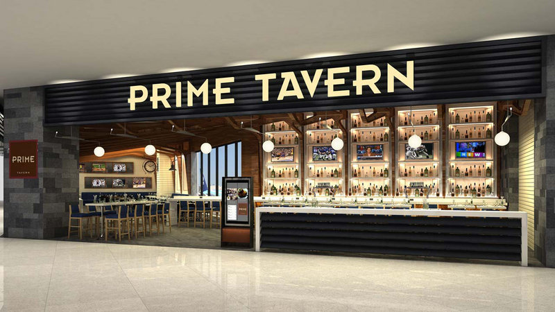 Prime Tavern, shown in an artist’s rendering, opens today at Delta’s LaGuardia terminal. The steakhouse’s prices will about the same as at the Porter House in Manhattan.
