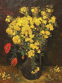 Van Gogh’s “Poppy Flowers,” also called “Vase with Flowers,” was painted shortly before his death in 1890.