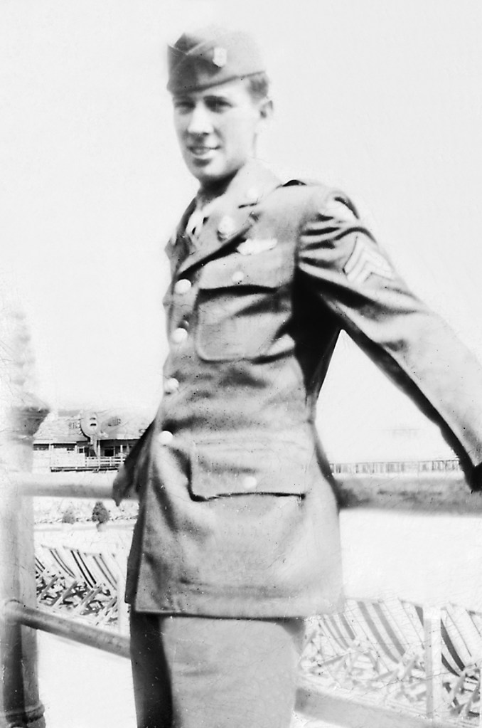 Norman St. Pierre, then a staff sergeant, received training in Atlantic City, N.J., in 1943 before being deployed to Europe as a B-17 gunner. St. Pierre was 20 years old when he was drafted.