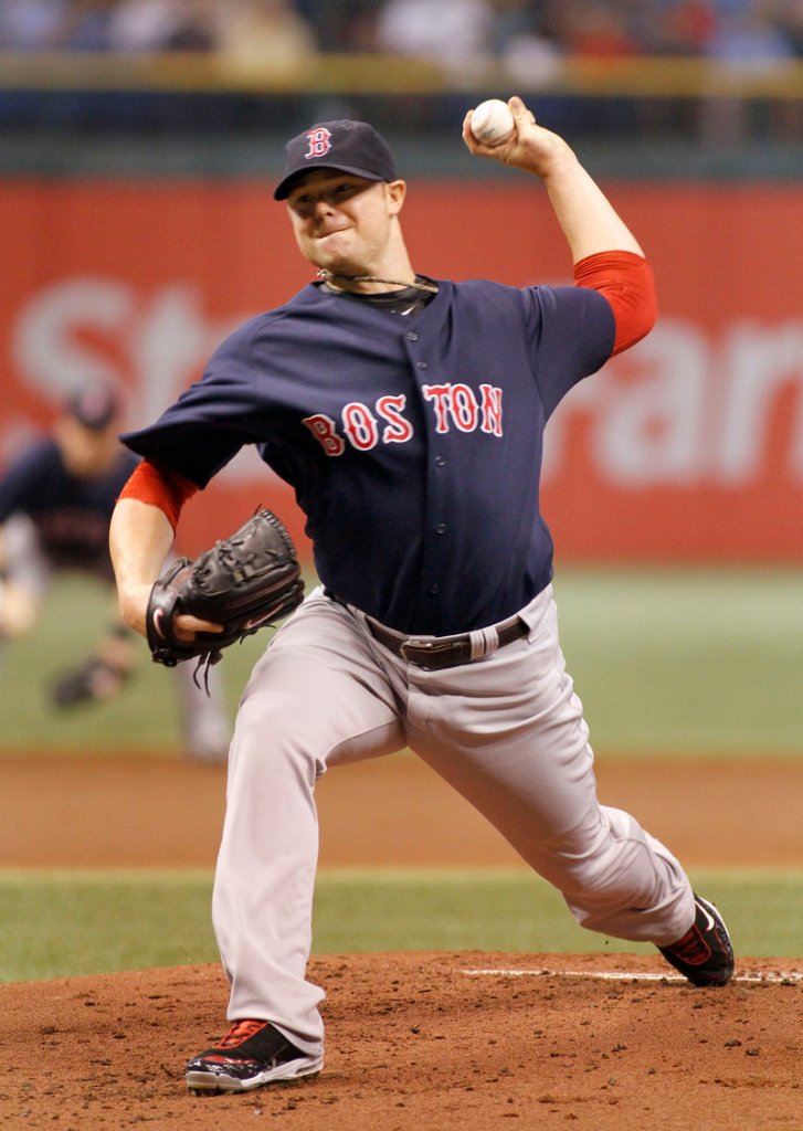 Jon Lester of the Boston Red Sox came back from a poor outing by pitching the dominant game the team needed Friday night. Lester allowed two hits in seven innings, striking out 10, to beat the Tampa Bay Rays, 3-1.