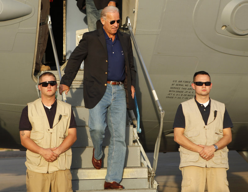 Vice President Joe Biden arrives in Baghdad on Monday to mark this week’s formal end to U.S. combat operations seven years after the U.S.-led invasion of Iraq.