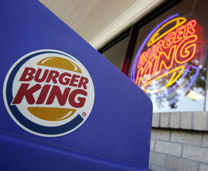 The Burger King in Mountain View, Calif., is one of the No. 2 chain's 12,100 locations around the world.