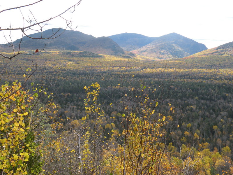 Backpackers take in views like this from the Freezeout Trail, once a rough logging road that has become a hiking path.