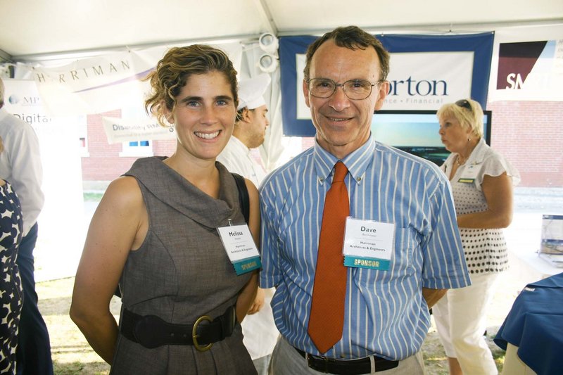 Melissa Metivier and Dave Reinheimer, who are both with Harriman Architects & Engineers.