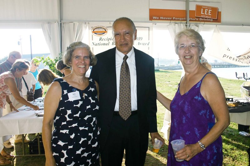 State Rep. Jane Knapp, SMCC President James Ortiz and state Rep. Anne Haskell.