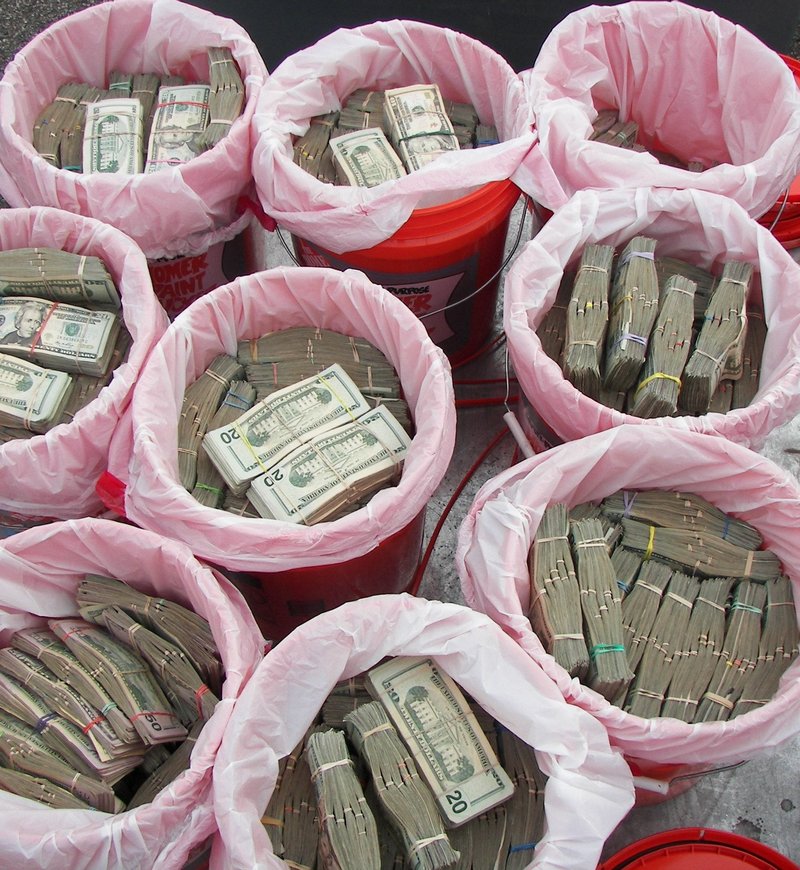 Maine State Police seized more than $1 million in cash Friday from a Texas-registered tractor-trailer stopped for a routine inspection in York. Police said the cash may have been smuggled.