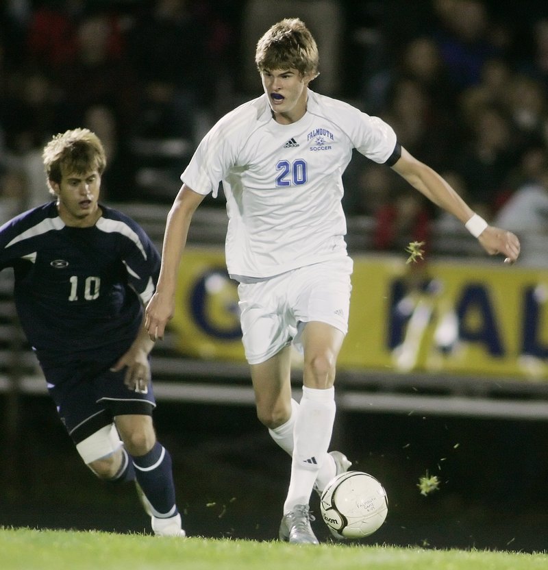 Falmouth has had a long list of standout boys’ soccer players over the years and Sam White is the latest. White is a senior forward and four-year player for the Yachtsmen.