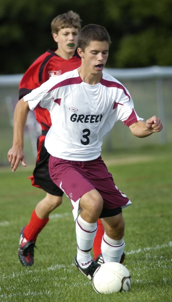 Sean Ross scored six goals for Greely last season and is making a move from forward to midfielder this season as a senior.