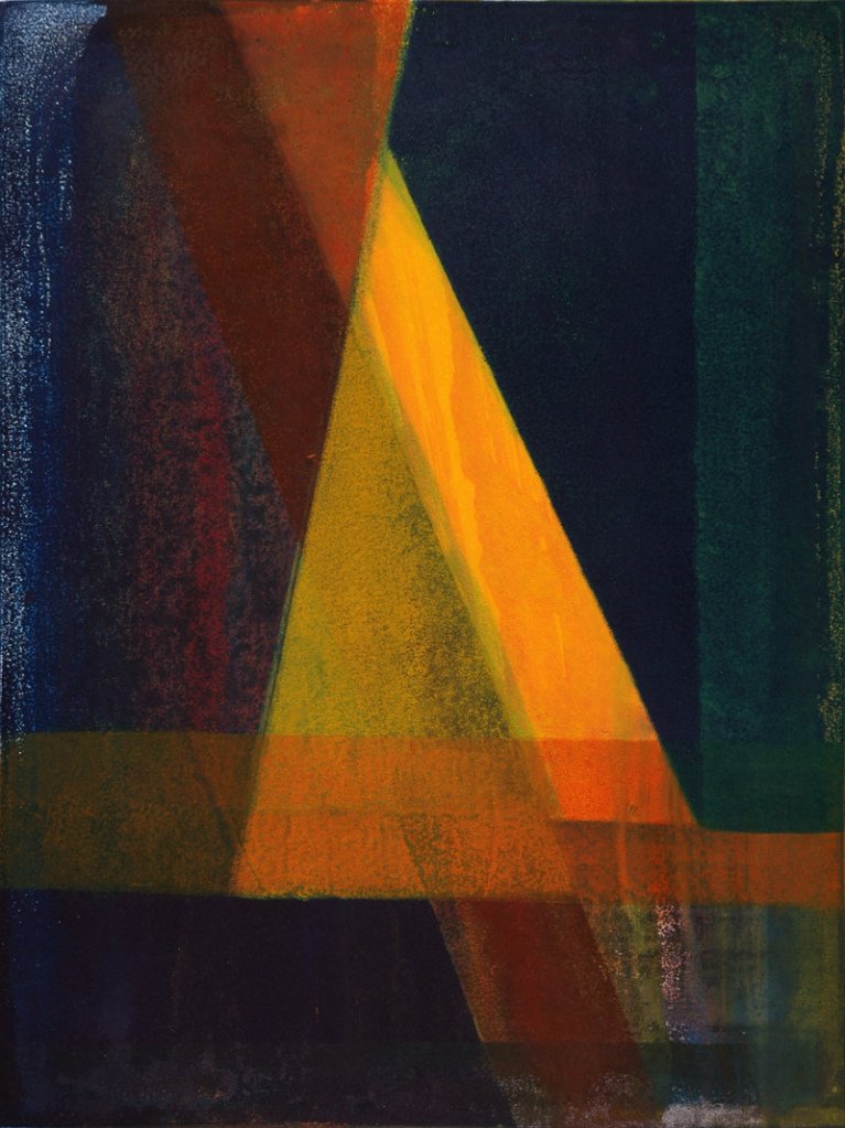 “Angle of Tranquility,” monotype