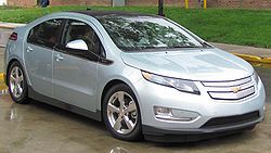 The electric hybrid Chevy Volt is a streamlined beauty, but once its batteries run down, there's only one place to get juiced up.