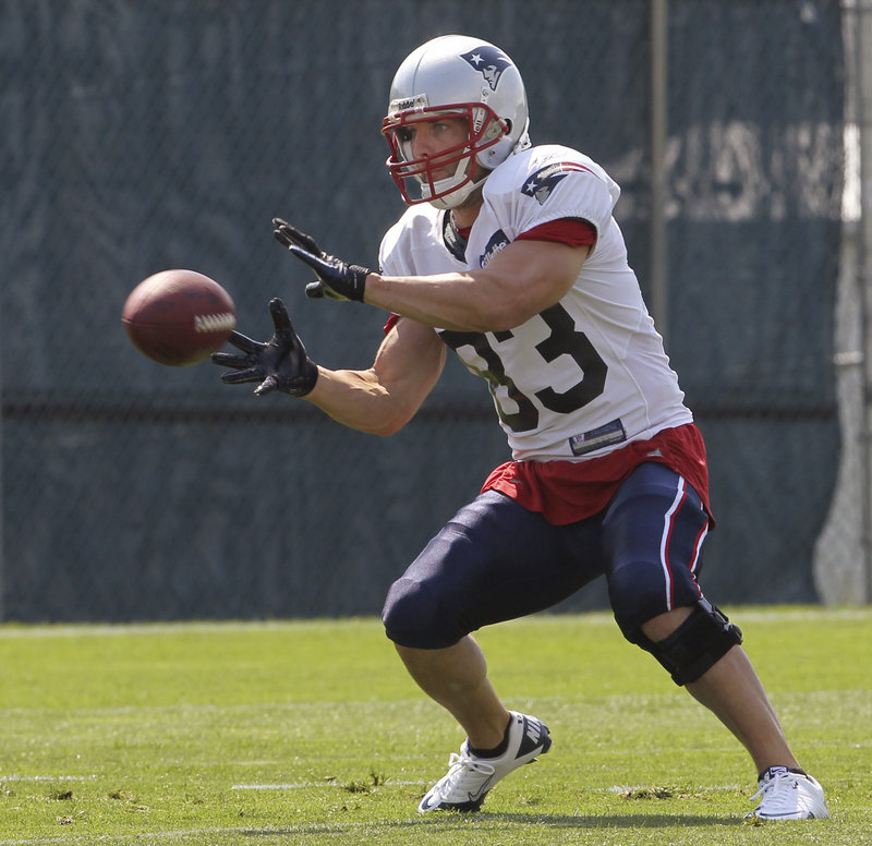 Wes Welker appears to be healthy, and that could be a big boost to the Patriots’ receiving corps.