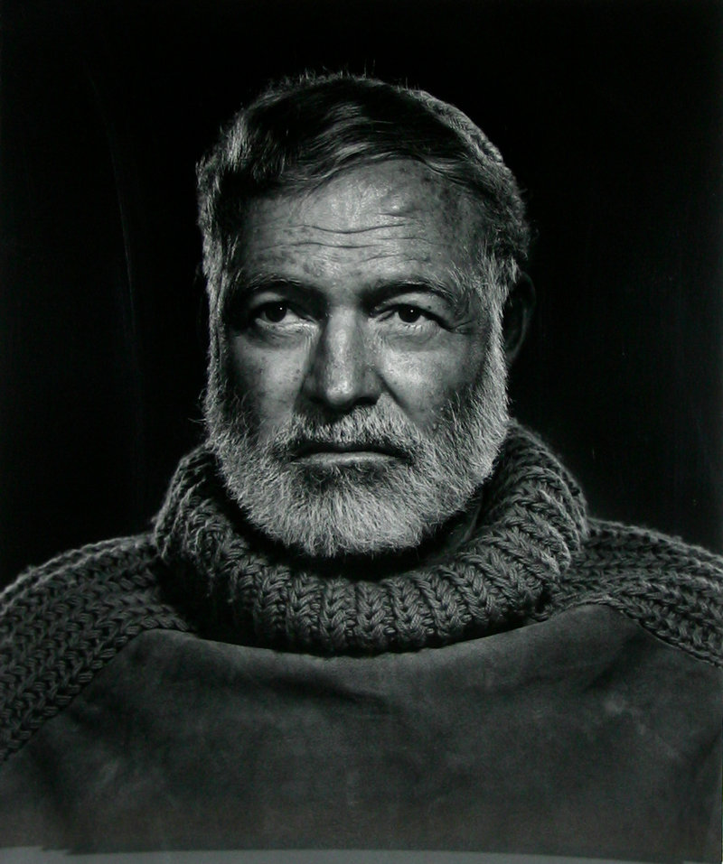 Karsh photographed many of the most important figures of the 20th century, including Ernest Hemingway.