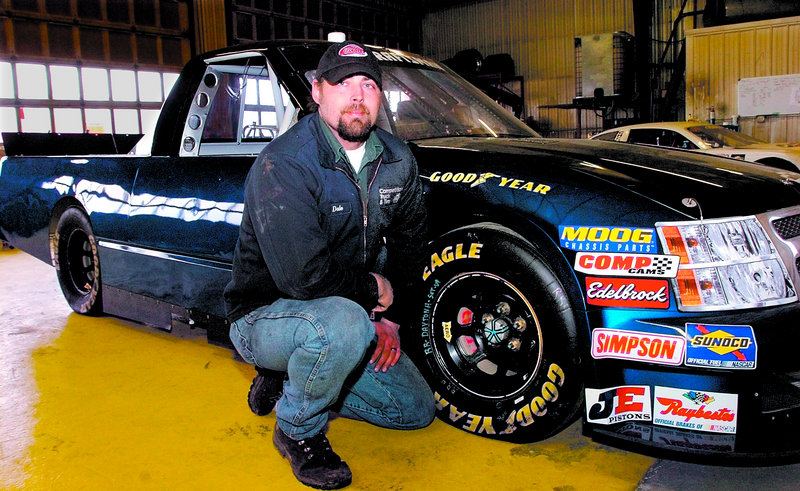 Dale Brackett of Strong has his eyes firmly set on NASCAR's truck series. Another Maine driver, Johnny Clark, is just as passionate about a much smaller series.