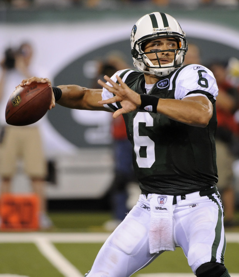 Jets quarterback Mark Sanchez was atrocious in the season opener, throwing for just 74 yards against Baltimore. New York’s offense gained 176 yards and was 1 for 11 on third down.