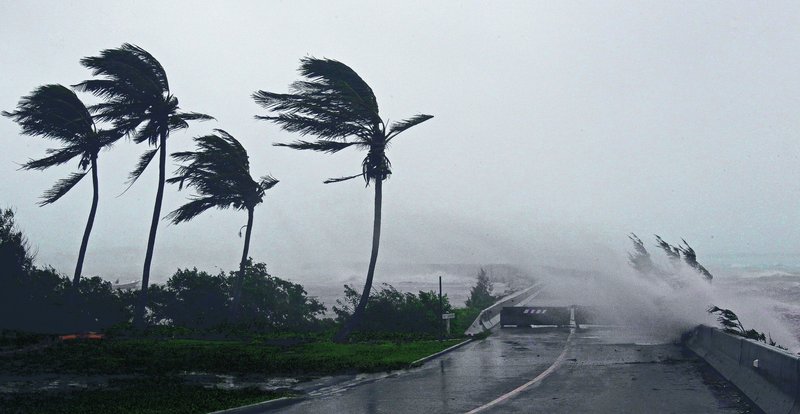 High winds, some up to 80 mph, push water over the closed causeway leading to Wade International Airport in Bermuda, as Hurricane Igor moved ashore on Sunday.