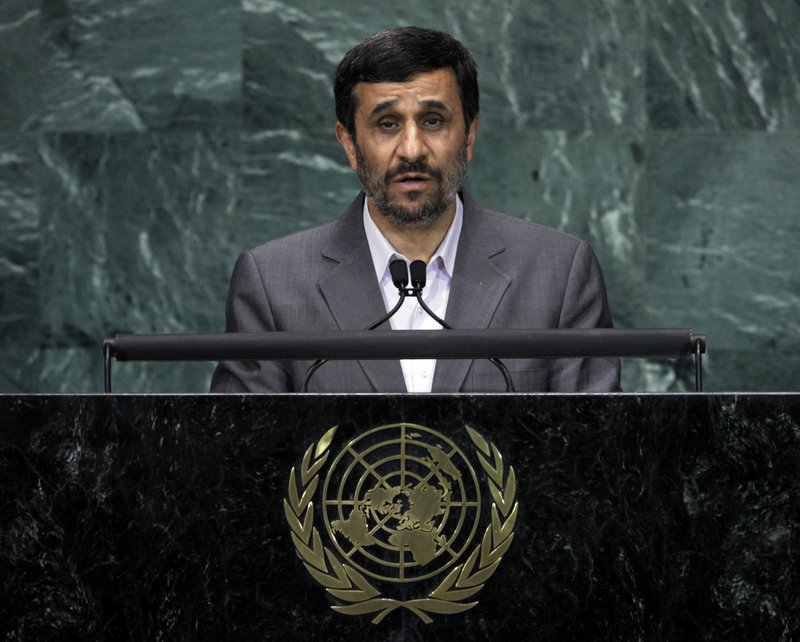 Iranian President Mahmoud Ahmadinejad, speaking at a U.N. summit Tuesday, said world leaders should “spare no effort” to reform international economic and political institutions.