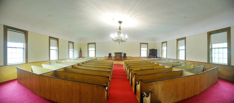 A large part of the Spurwink Church renovations was the replacement of the rubble foundation and the addition of a partial basement to provide storage space. The church is a popular setting for weddings, memorial services and other functions.