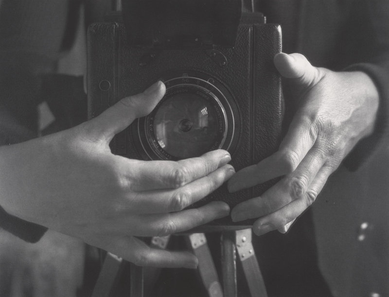 Self-Portrait (Hands), 1932, by Alma Lavenson, from "Debating Modern Photography: The Triumph of Group f/64," opening today at the Portland Museum of Art.