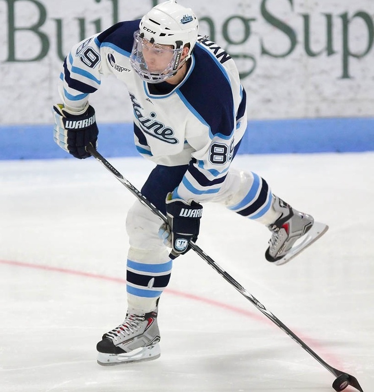 Gustav Nyquist last season became the first Hobey Baker finalist from Maine in four years, but his focus remains on helping the Black Bears reach the NCAAs.