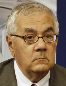 Massachusetts Democrat Rep. Barney Frank: "I checked with House ethics and they gave it the OK. It was purely personal."