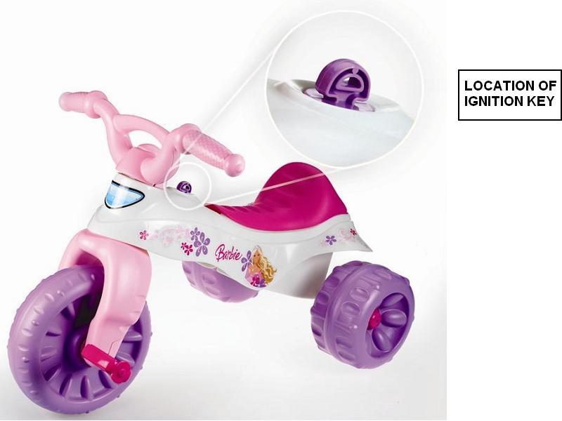 Children can strike, sit or fall on the protruding plastic ignition key on Fisher-Price tricycles, resulting in serious injury, according to the Consumer Product Safety Commission.