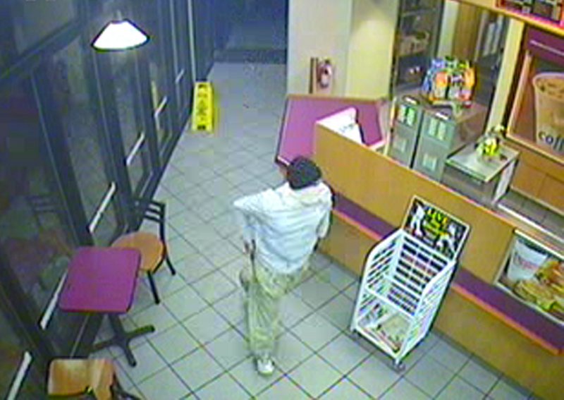 This man used a knife to hold up Dunkin’ Donuts at One City Center in Portland on Saturday, according to police.