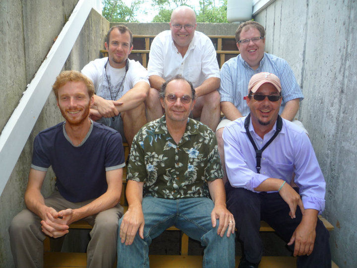Clockwise from top center: Steve Grover, Trent Austin, Jason St. Pierre, Tony Gaboury, Chris Van Voorst Van Beest, David Wells.