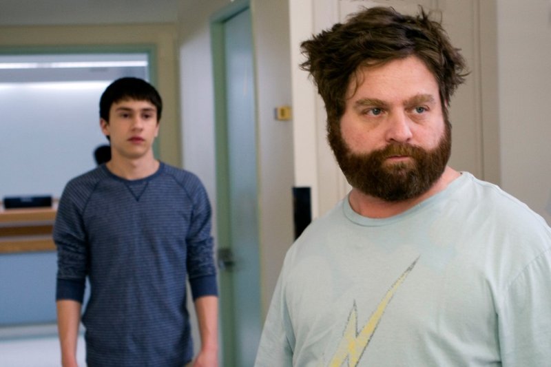 Zach Galifianakis, right, and Keir Gilchrist in "It s Kind of a Funny Story."