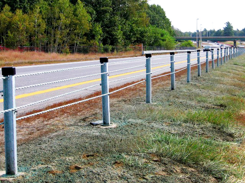 Cable guardrails have been installed on stretches of I-295 between Falmouth and Yarmouth and on Route 1 between Brunswick and Bath.