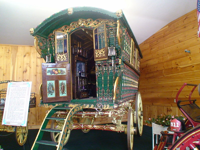 This fancy horse-drawn wagon was part of the display at this year's Fryeburg Fair, which closed Sunday. The theme this year was to display some of the favorites from the past six years of displays at the fair.