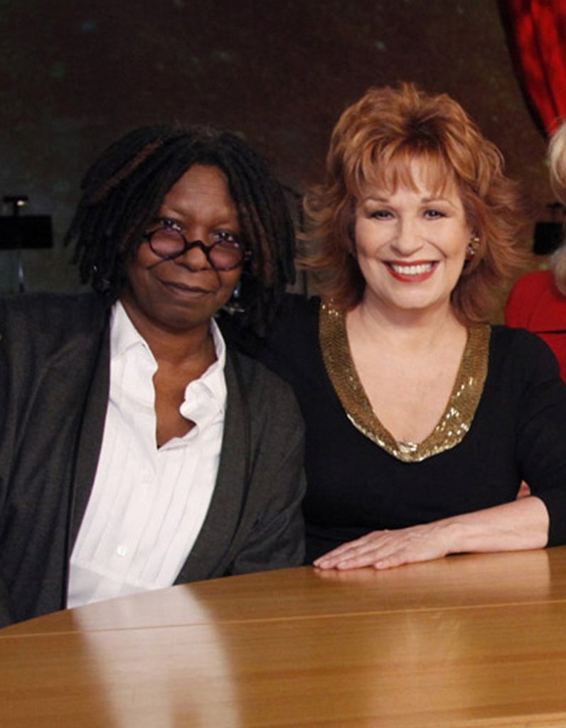 Co-hosts Whoopi Goldberg, left, and Joy Behar walked off the stage of “The View” Thursday during an argument with Bill O’Reilly over the proposed Islamic center in New York.