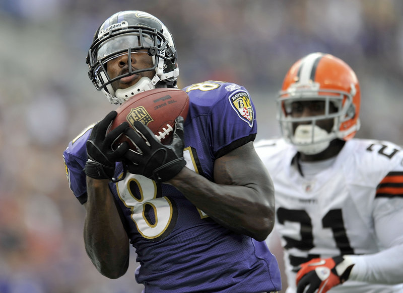Anquan Boldin came over from Arizona this season and has become a big threat, leading the Ravens with 28 catches.