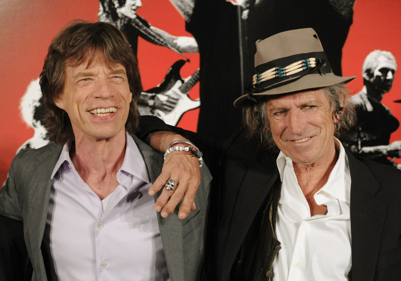 Rolling Stones Mick Jagger, left, and Keith Richards are shown in 2008. In his soon-to-be-published autobiography, Richards says he and Jagger used to be friends but have been estranged for decades.