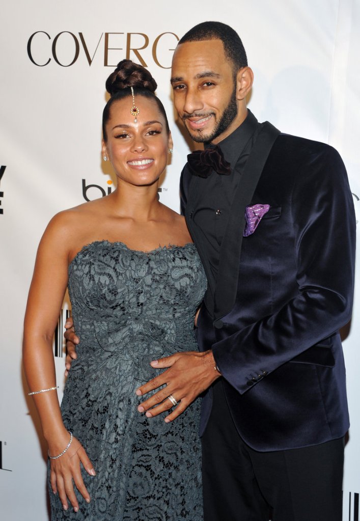 Singer Alicia Keys gave birth to her first child, a son, with husband Swizz Beatz.