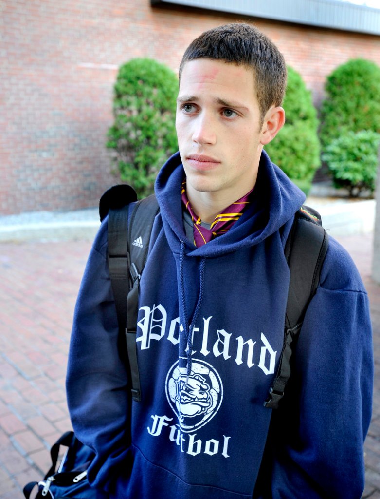 Portland High senior Lenny Schwartz said most teachers require students to put away cell phones during classes and tests.