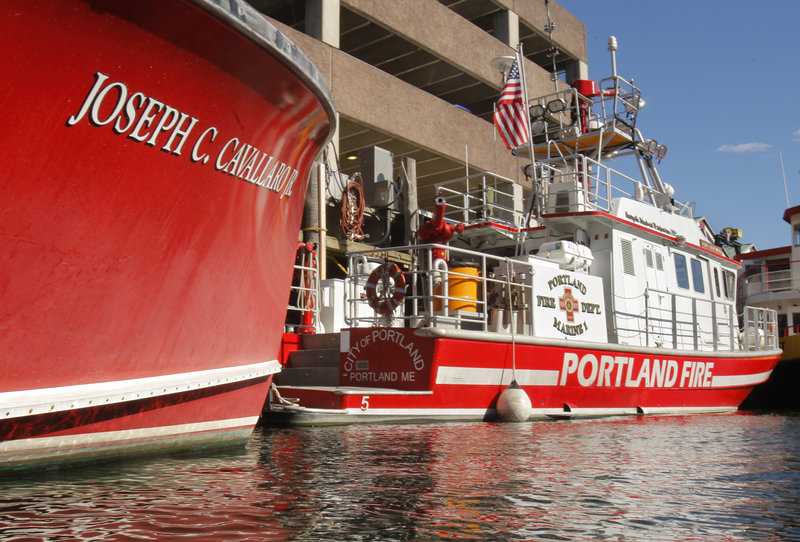 Portland’s fireboats, the Cavallaro and City of Portland, have to wait for a firefighter to arrive from a nearby station before leaving port. That situation slowed response when a woman jumped off the Casco Bay Bridge.
