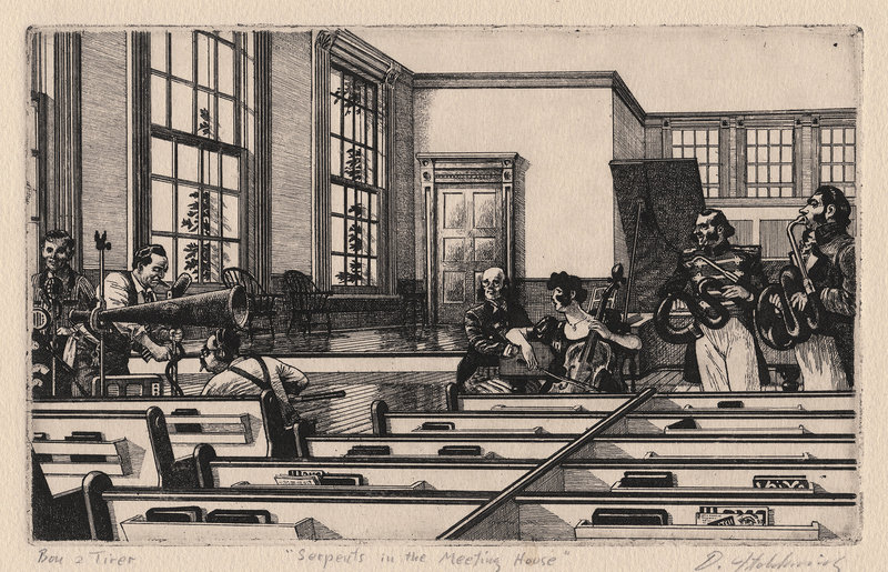 David Itchkawich’s etchings “Serpents in the Meeting House”