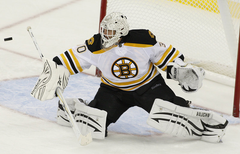 Tim Thomas has recovered from offseason hip surgery to claim the job as Boston’s No. 1 goalie. The backup last season, he hasn’t lost a game this season, going 4-0-0.