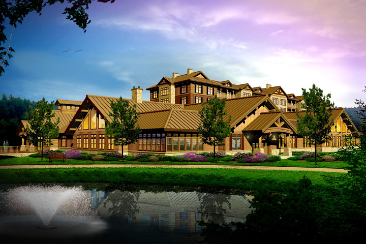 A conceptual rendering of the proposed casino to be built in Oxford.
