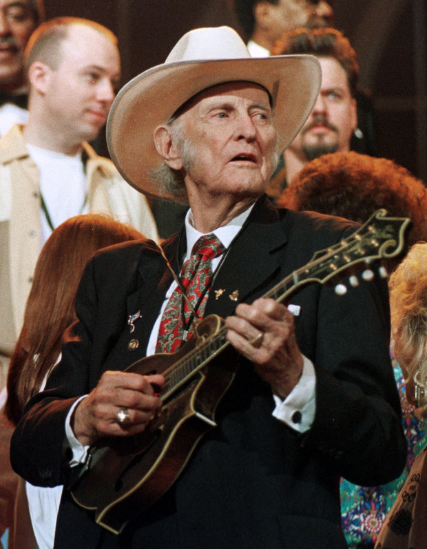 The late Bill Monroe, known as the father of bluegrass music.