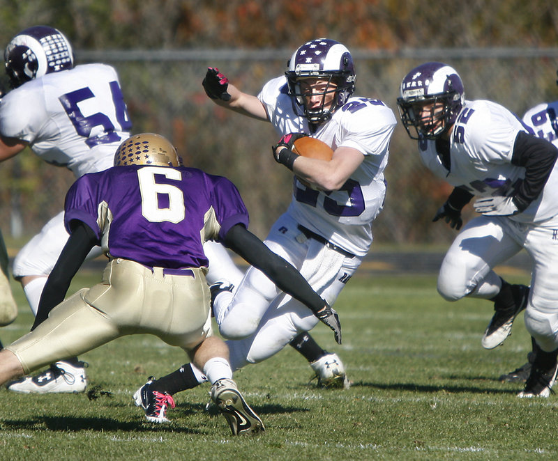 Trey Thomes is hoping to give Deering the ground game against Cheverus that would help open up the passing game for quarterback Jamie Ross today.