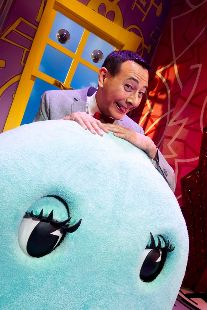 Paul Reubens takes to the stage as Pee-wee Herman in a preview on Friday in New York. He says the response to his comeback from New Yorkers has been positive.