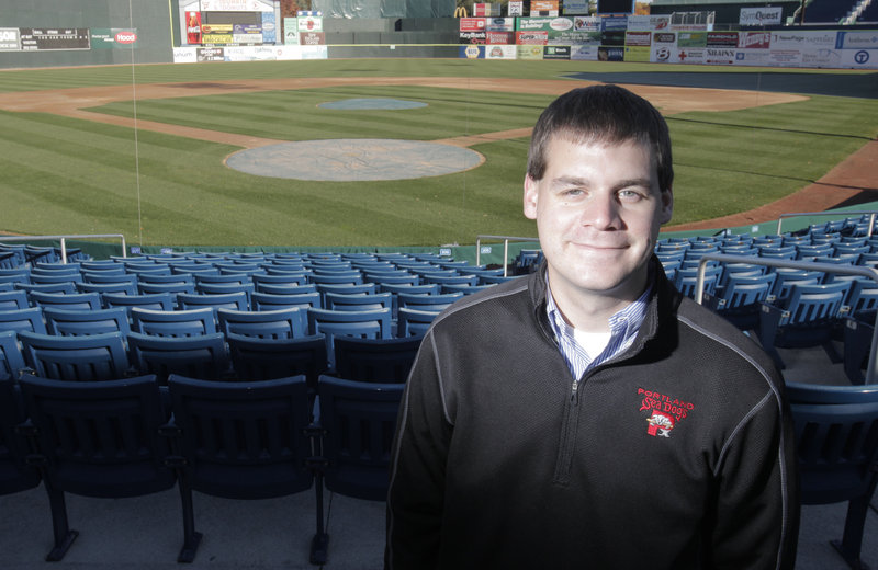 Geoff Iacuessa has done everything from roll the tarp on Hadlock Field to selling ads for the Sea Dogs. Now he s the team's general manager.