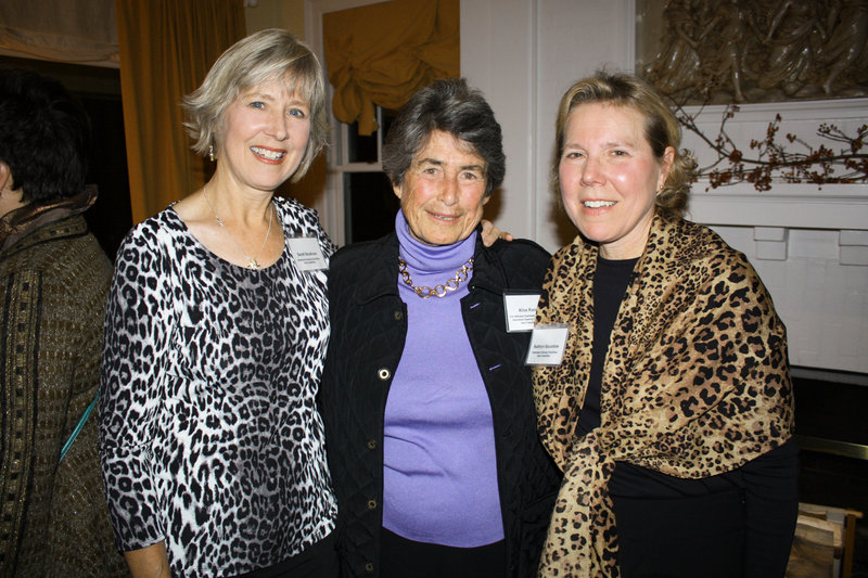 Sarah Boudreau, who is vice chair of the steering committee, Alice Rand, who is president of the Fort Williams Charitable Foundation, and Kathryn Bacastow, who is chair of the steering committee.