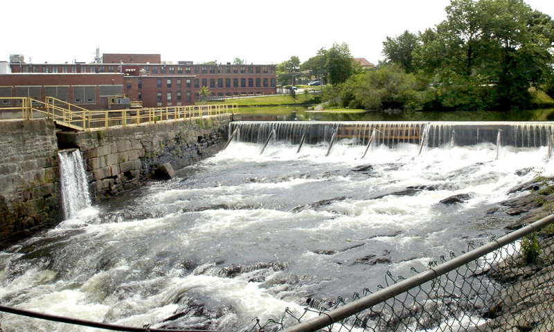 The Cumberland Mills Dam is shown in this 2007 photo. An agreement to build a fish passage there allows sea-run species full access to spawning grounds.